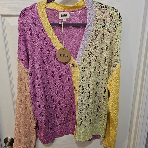 BIBI Multicolor Women's Sweater - Picture 1 of 6